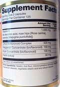 Vitacost Buffered C w/ Bioflavonoid Complex 1000 mg per serving 250 Capsules