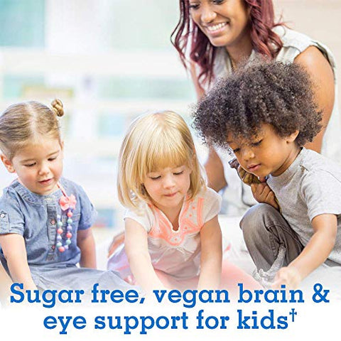 Garden Of Life Kids Plant Omega-3 Liquid Strawberry - Vegan Brain & Eye Support For Kids Plant-Based Children'S Omega 3 Ala Dha & Epa Supplement For Children Sugar Free & Non-Gmo 2 Fl Oz Liquid