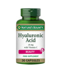 Nature's Bounty Hyaluronic Acid 20 Mg With Vitamin C Capsules-Pack Of 30 Capsules-Supports Collagen Formation And Skin Structure-Antioxidant Support Against Free Radicals-Gluten Free (Pack Of 1) Green
