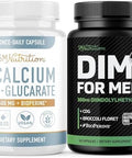 Smnutrition Men'S Dim Supplement With Calcium Dglucarate Male Hormone Balancing Bundle With Dim Complex For Men (60 Servings) And Vegan Gluten Nongmo Cdg Supplement (90 Servings)