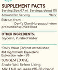 Devil's Claw B120 (2pcs) Alcohol-Free Herbal Extract Tincture, Concentrated Liquid Drops Natural Devil's Claw (Harpagophytum Procumbens) Dried Root (2x4 fl oz)