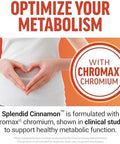 Force Factor Splendid Cinnamon Ceylon Cinnamon With Chromax Chromium For Metabolism & Antioxidant Support Apple Cinnamon 60 Soft Chews