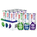 FITAID Creatine Recovery Drink, Electrolytes, Zero Sugar Variety, 12pk | Zero sugar variety pack featuring Creatine, BCAAs, Glucosamine, and Electrolytes for complete post-workout muscle recovery.
