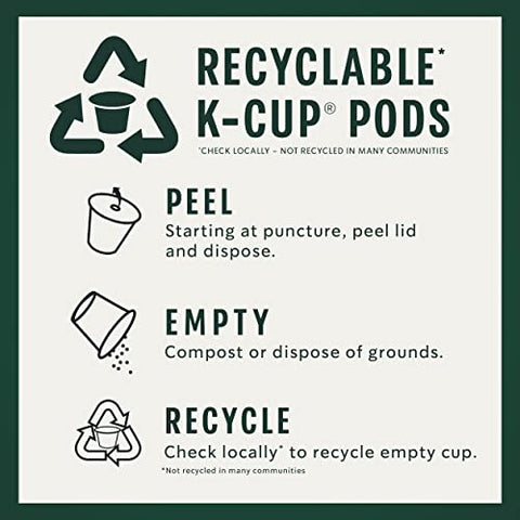 Starbucks K-Cup Coffee Pods, Medium Roast Coffee, House Blend for Keurig Brewers, 100% Arabica, 6 boxes (60 pods total)