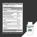 Nutrabio Liver Supplement Advanced Liver Support With Milk Thistle Glutathione Tudca Antioxidant Detox & Cleanse 90 Capsules