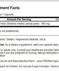 Swanson Chickweed Herb Stellaria Media Herbal Supplement Respiratory Circulatory Skin Health Support 450 mg 180 Capsules (Caps)