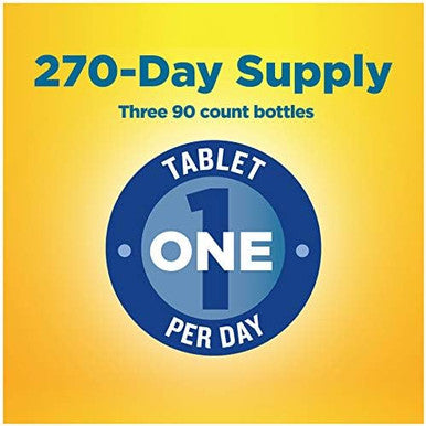 Nature Made Multivitamin For Him With No Iron, Mens Multivitamins For Daily Nutritional Support, Multivitamin For Men, 90 Tablets, 90 Day Supply