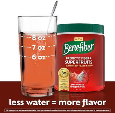 Benefiber Prebiotic GLP 1 Friendly Fiber Superfruits Dietary Supplement