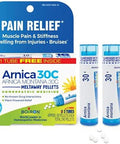 Boiron Arnica Montana 30C Homeopathic Medicine For Relief From Muscle Pain Muscle Stiffness Swelling From Injury And Discoloration From Bruises 3 Count (240 Pellets)