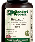 Standard Process Betacol Liver Support Whole Food Supplement