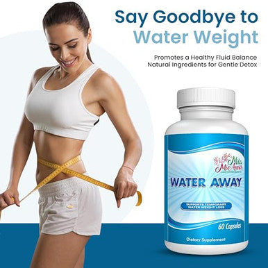 Mila Miamor Water Away Natural Diuretic Capsules 60 Capsules