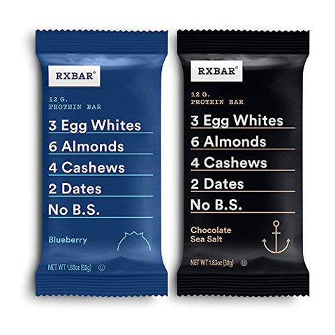 RXBAR Protein Bar, Variety Pack, 2 Flavors (24 Bars)