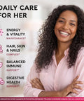 Nutraharmony Multivitamin For Women - B-Complex Whole Foods Hair Growth Support Digestion & Metabolism Iron - 47In1 Womens Multivitamin - Bioavailable & Gentle On Stomach - Made In Usa 90 Capsules