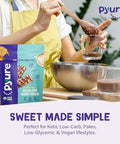Pyure Organic Allulose Sweetener | Plant-Based Sugar Alternative, No Erythritol | Zero Carb, Zero Calorie, Keto Friendly, Zero Glycemic Index, Vegan, Gluten-Free, Non-GMO, USDA Organic | 9 oz