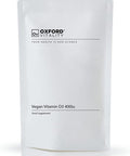 Vegan Vitamin D3 400iu Tablets | Muscles, Immunity, Bones, Teeth | Oxford Vitality (365)