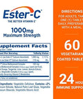 EsterC Vitamin C 1000 mg 60 Coated Tablets (Packaging May Vary)