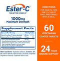 EsterC Vitamin C 1000 mg 60 Coated Tablets (Packaging May Vary)