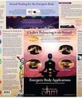 Ohm Therapeutics TUNING FORK TREATMENT CHARTS (3) For Massage Therapy, Energy Practitioners, Chakra Balancing & Sound Therapy