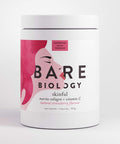 Bare Biology Skinful Marine Collagen Powder with Vitamin C, Strawberry Flavour, 300g 60 Servings