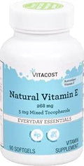 Vitacost Natural Vitamin E 268 mg 90 Softgels