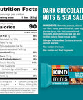 KIND Bar Minis Variety Pack Dark Chocolate Nuts and Sea Salt Caramel Almond Sea Salt Dark Chocolate Cherry Cashew Healthy Snacks Gluten Low Calorie Snacks Low Sugar 30 Count