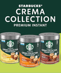 Starbucks Crema Collection Premium Instant Molten Chocolate Flavored Instant Coffee, 100% Arabica Beans, 3 Tins (7.12 Oz Each) 1.34 lb.
