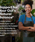 Garden Of Life Dr. Formulated Microbiome Balance Probiotics With Pre Pro & Postbiotics 12 Probiotic Strains Digestive Health Immune Support Non-Gmo Gluten-Free 30 Vegetarian Capsules
