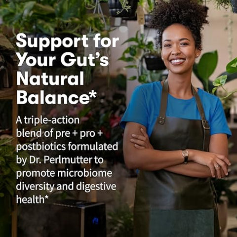 Garden Of Life Dr. Formulated Microbiome Balance Probiotics With Pre Pro & Postbiotics 12 Probiotic Strains Digestive Health Immune Support Non-Gmo Gluten-Free 30 Vegetarian Capsules