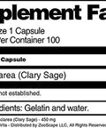 Terravita Salvia Sclarea (Clary Sage) - 450 Mg (100 Capsules, Zin: 516943)