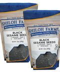 Shiloh Farms Organic Black Sesame Seeds 12 Ounce Bag (Pack of 2)
