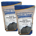 Shiloh Farms Organic Black Sesame Seeds 12 Ounce Bag (Pack of 2)