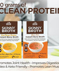 Country Farms Skinny Broth Instant Beef Bone Broth 10G Protein Collagen Type Iii Promotes Better Digestion Bone Health 7 Day Plan 715G Packets
