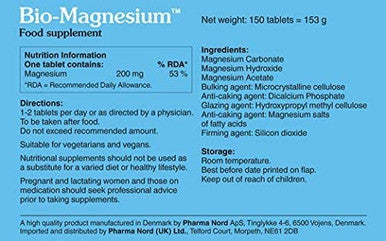 Pharma Nord Bio-Magnesium 150 Tablets