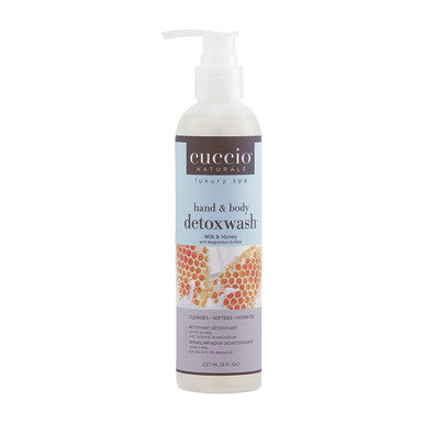 Cuccio Naturale Hand And Body Detoxwash Milk And Honey With Magnesium Sulfate 8 Fl.Oz (Milk And Honey 8 Fl Oz)