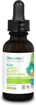 Organika Kids Liquid Plant Based Dha - Lemon Burst Flavour- 30Ml