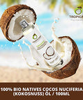 Tropicana Virgin Coconut Oil 100% Organic Cold-Pressed Virgin Coconut Oil 100 ml 3.38 fl. oz.