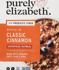 Purely Elizabeth, Superfood Vegan Oatmeal, Classic Cinnamon, 9.12 Oz, 6 Packets