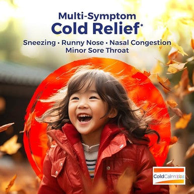 Boiron Coldcalm Kids Pellets For Relief Of Common Cold Symptoms Such As Sneezing Runny Nose Sore Throat And Nasal Congestion 2 Count (160 Pellets)