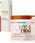 Miracle Moo Colostrum Supplement Chocolate Flavored + Electric Frother