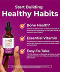 MARYRUTH'S Organics USDA Organic Vitamin A Liquid Drops 3 Month Supply Bone Health for Ages 14+ Essential Vitamin 750mcg per Serving Sugar Free Vegan NonGMO Gluten Free 1oz