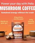 Drops Of Nature Pella Nutrition Mushroom Coffee With Lion'S Mane (Regular Caffeine 60 Cups) & Drops Of Nature Green Tea Extract Liquid Drops (Pineapple 60Ml) Vegan Non-Gmo Antioxidant-Rich Daily Focus Support
