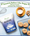 Durelife Golden Monk Fruit Sweetener 5 lb and Durelife Allulose sweetener, 1 lb 100% Pure No Erythritol powdered Sugar Substitute