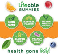 Lifeable Vitamin C Gummies for Adults 750mg Great Tasting Orange Flavor VIT C Vegan Non GMO Vitamin C Chewable for Immune Support 90 Gummies