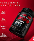 Muscletech Whey Protein Powder Nitrotech Whey Protein Isolate & Peptides & Animal Pak Convenient Allinone Vitamin & Supplement Pack