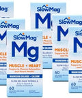 Slowmag Magnesium Chloride And Calcium 60 Tablets Each (Value Pack Of 6)