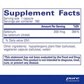 Pure Encapsulations Selenium citrate 200 mcg 180 vcaps
