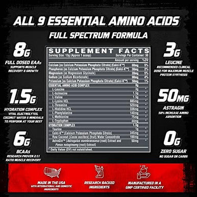 Nutrex Research Eaa Hydration Apple Pear Aminos & Creatine Monohydrate Powder