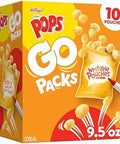 Kellogg's Corn Pops Go Packs Cereal, Kids Snacks, Lunch Snacks, Original, 9.5oz Box (10 Pouches)