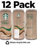 Starbucks Doubleshot Energy Drink Coffee Beverage, Mocha, Iced Coffee, 15 fl oz Cans (12 Pack)