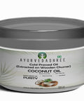 AYURVEDASHREE Cold Pressed Coconut Oil 3.38 fl oz., Cold Pressed Coconut Oil